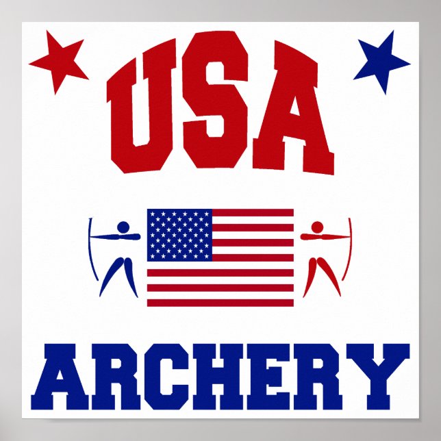 USA Archery Poster (Framsidan)