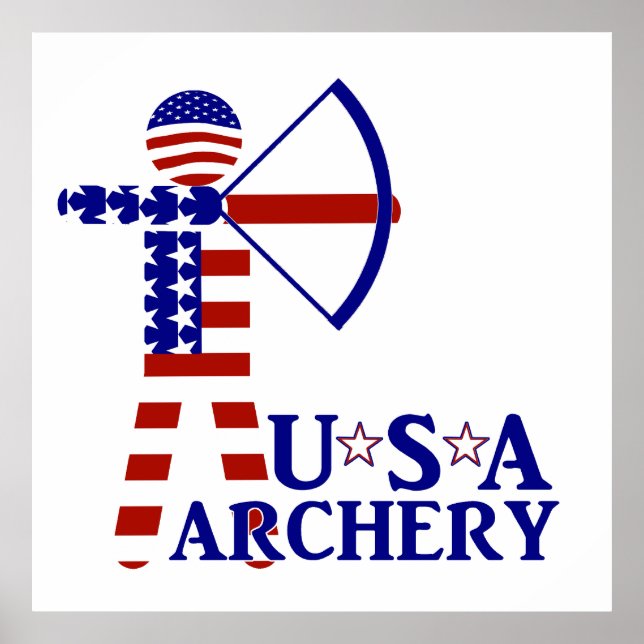 USA Archery Poster (Framsidan)