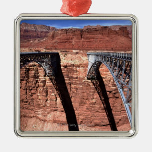 USA Arizona, beskådar av navajoen överbryggar i Julgransprydnad Metall