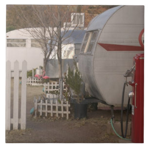 USA, Arizona, Bisbee: Shady Dell Motel, Alla Kakelplatta