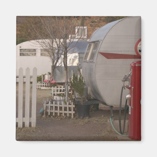 USA, Arizona, Bisbee: Shady Dell Motel, allt Magnet (Framsidan)