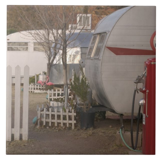 USA Arizona, Bisbee: Skuggigt Dell motell, allt Kakelplatta (Framsidan)