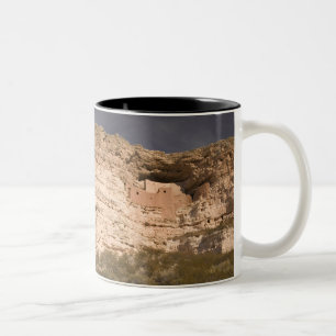 USA, Arizona, Camp Verde: Montezuma Castle Två-Tonad Mugg