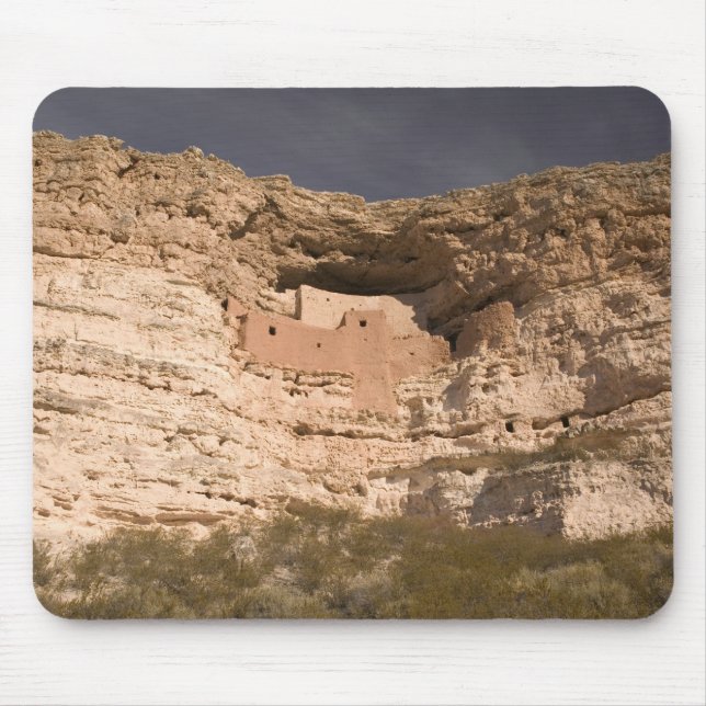 USA, Arizona, Camp Verde: Montezumas slott Musmatta (Framsidan)