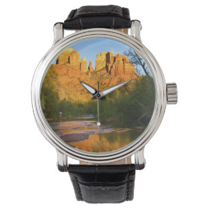 USA, Arizona. Cathedral Rock vid solnedgång Armbandsur