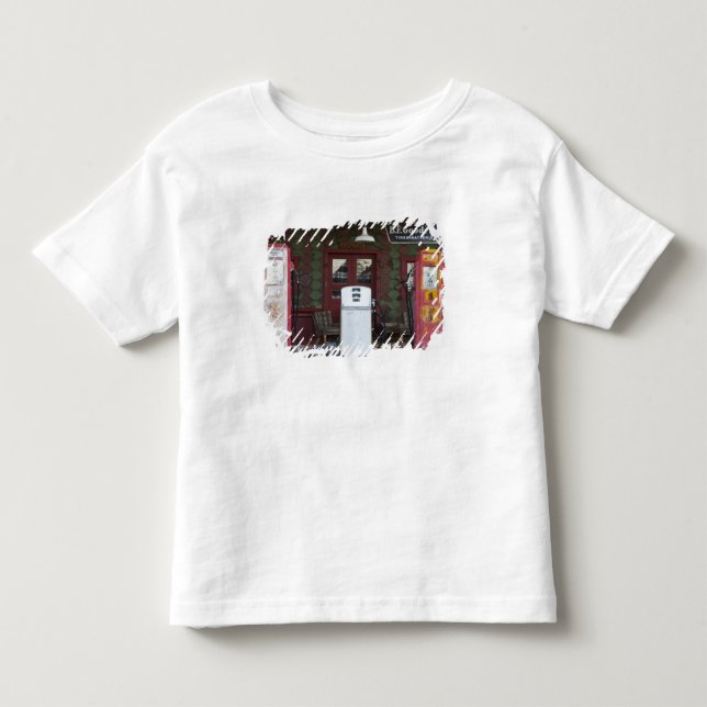 USA, Arizona. Chloride spökstad, gammal bensinstat Tee Shirt (Framsida)