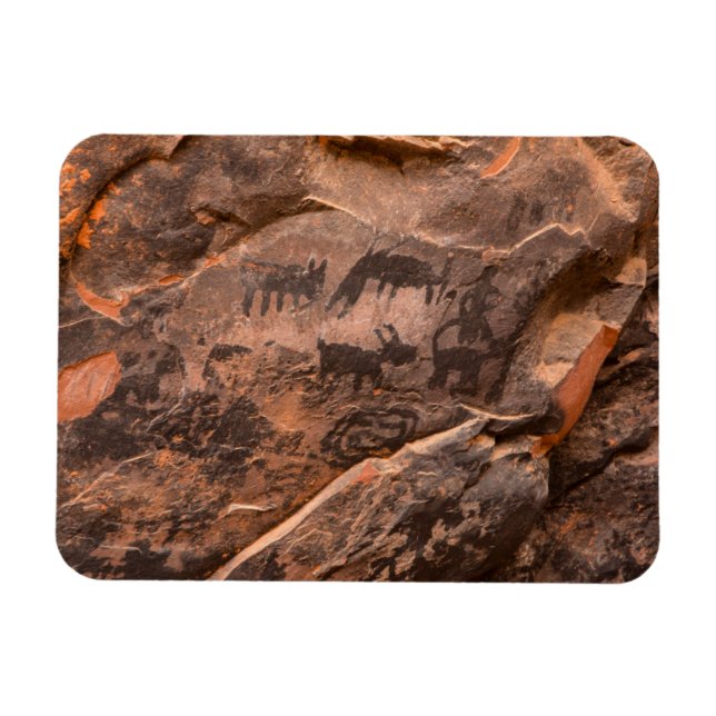 USA, Arizona, Coconino National Forest, Palatki Magnet (Horisontell)
