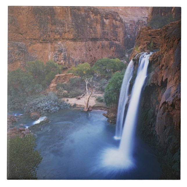 USA, Arizona, Grand Canyon, Havasu Falls Kakelplatta (Framsidan)