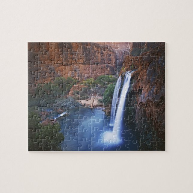 USA, Arizona, Grand Canyon, Havasu Falls Pussel (Horisontell)