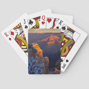 USA, Arizona, Grand Canyon National Park, Vinter Spelkort