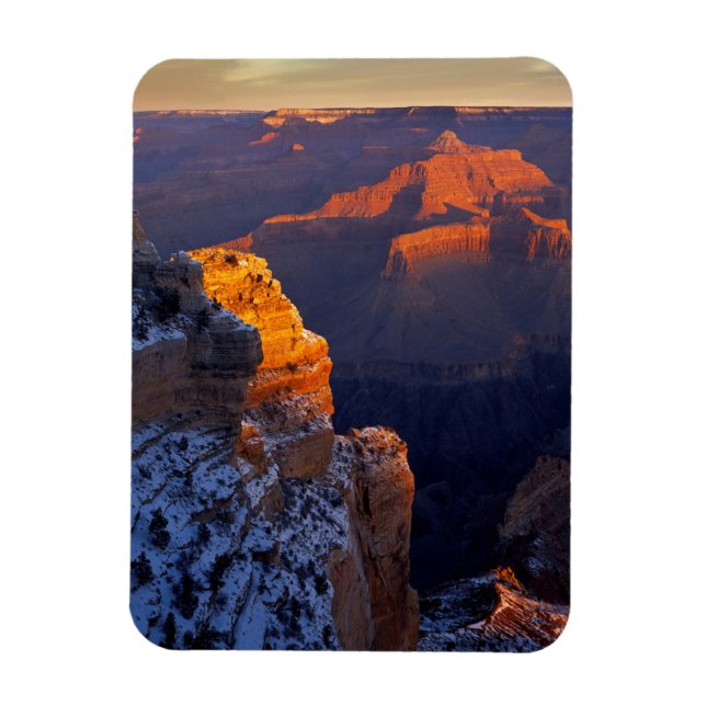 USA, Arizona, Grand Canyon National Park, Winter Magnet (Vertikal)