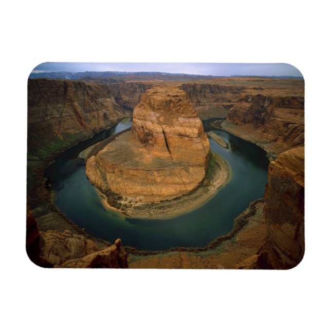 USA, Arizona. Horseshoe Bend som visar erosion gen Magnet (Horisontell)