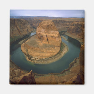 USA, Arizona. Horseshoe Bend som visar erosion gen Magnet