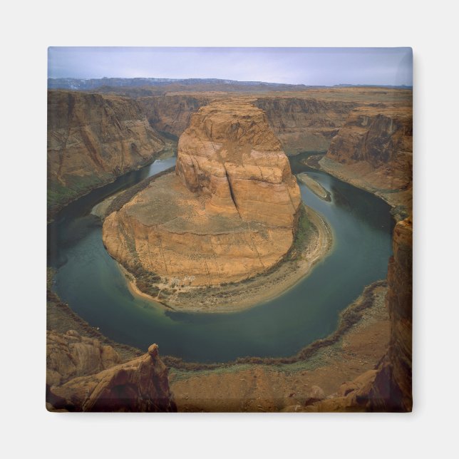 USA, Arizona. Horseshoe Bend som visar erosion gen Magnet (Framsidan)