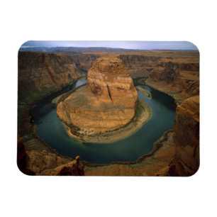 USA, Arizona. Horseshoe Bend visar erosion genom Magnet
