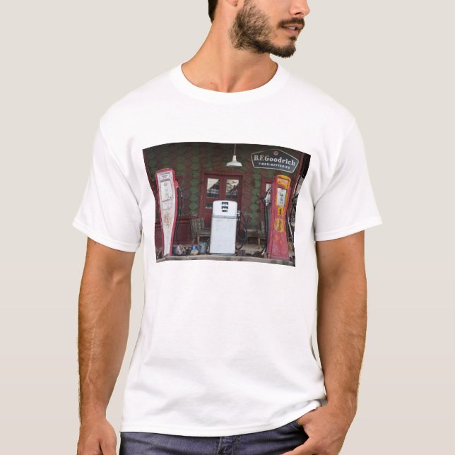 USA, Arizona. Kloridvärdstaden, gammal gas Tee Shirt (Framsida)