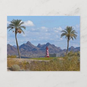 USA, Arizona, Lake Havasu City. Fyr i närheten Vykort