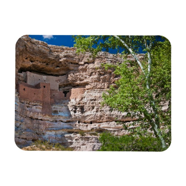 USA, Arizona. Montezuma slott, Ruinerna Magnet (Horisontell)