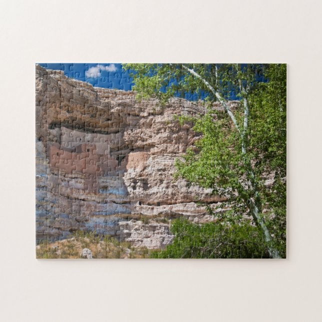 USA, Arizona. Montezuma slott, Ruinerna Pussel (Horisontell)
