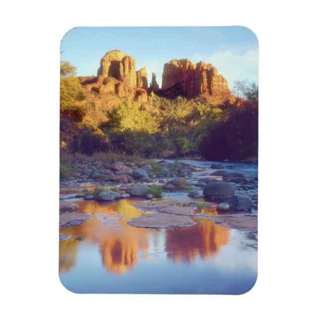 USA, Arizona, Sedona. Cathedral Sten reflekterande Magnet (Vertikal)