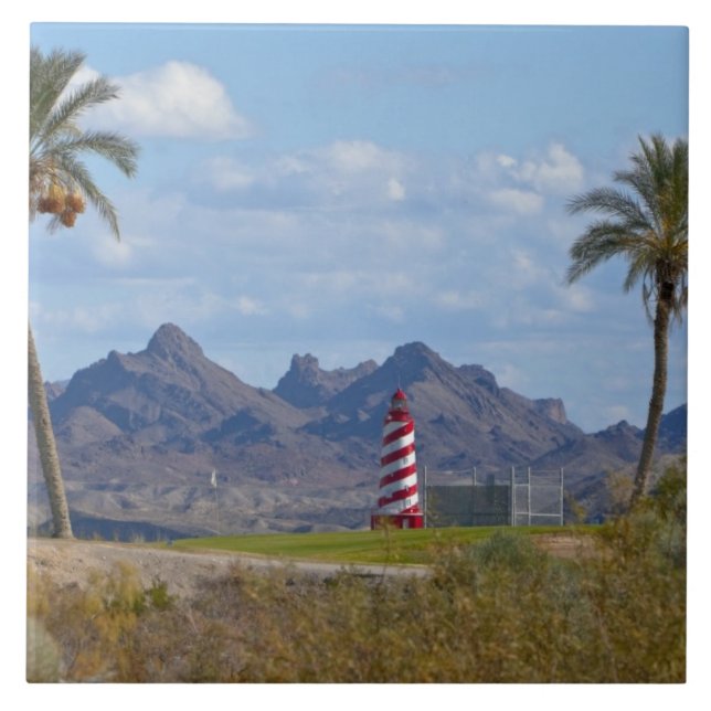 USA, Arizona, Sjö Havasu City. Fyrskåp nästa Kakelplatta (Framsidan)