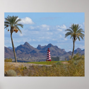 USA, Arizona, Sjö Havasu City. Fyrskåp nästa Poster