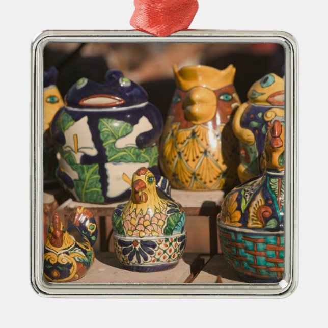 USA, Arizona, Tubac: South Arizonas Premier Julgransprydnad Metall (Framsidan)