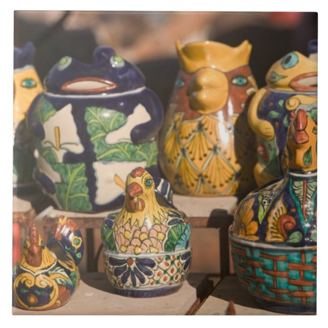 USA, Arizona, Tubac: South Arizonas Premier Kakelplatta (Framsidan)