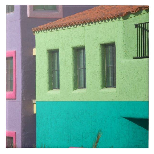 USA, Arizona, Tucson: Inhemsk: La Placita Kakelplatta (Framsidan)