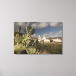 USA, Arizona, Tucson: Mission San Xavier del Bac 2 Canvastryck