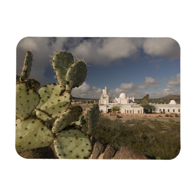 USA, Arizona, Tucson: Uppdrag San Xavier del Bac 2 Magnet (Horisontell)