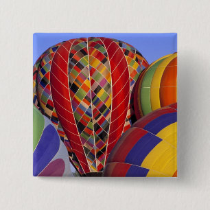 USA, Arizona, Val Vista. Färgstark hett-luft Knapp