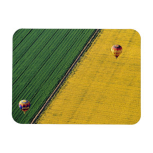 USA, Arizona, Val Vista. Varm luftballonger svävar Magnet
