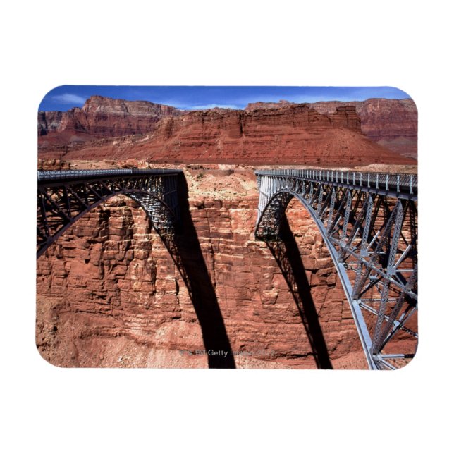 USA, Arizona, Vy of Navajo Bridge i Grand Magnet (Horisontell)