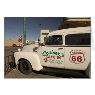 USA, Arizona, Williams: Cruisers Cafe 66 Gammal Hälsningskort