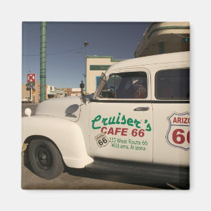 USA, Arizona, Williams: Cruisers Cafe 66 gammal Magnet