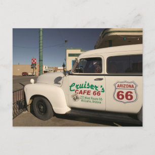 USA, Arizona, Williams: Cruisers Cafe 66 Gammal Vykort