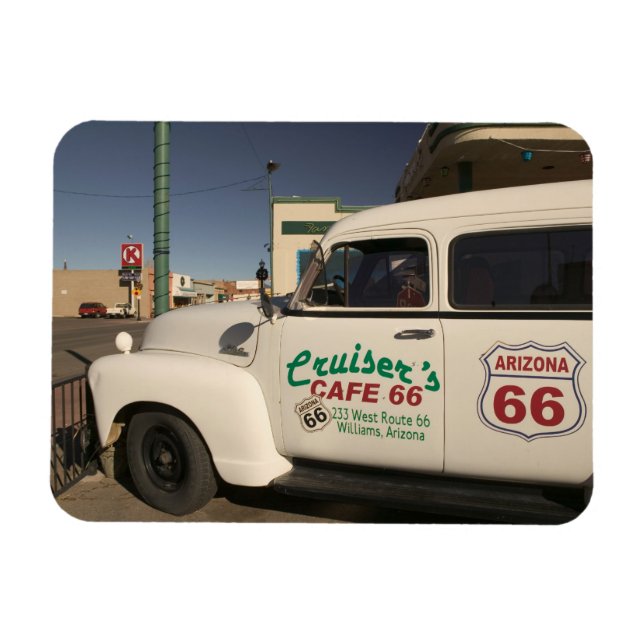 USA, Arizona, Williams: Cruisers Cafe 66 Old Magnet (Horisontell)