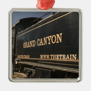 USA, Arizona, Williams: Grand Canyon Railroad Julgransprydnad Metall
