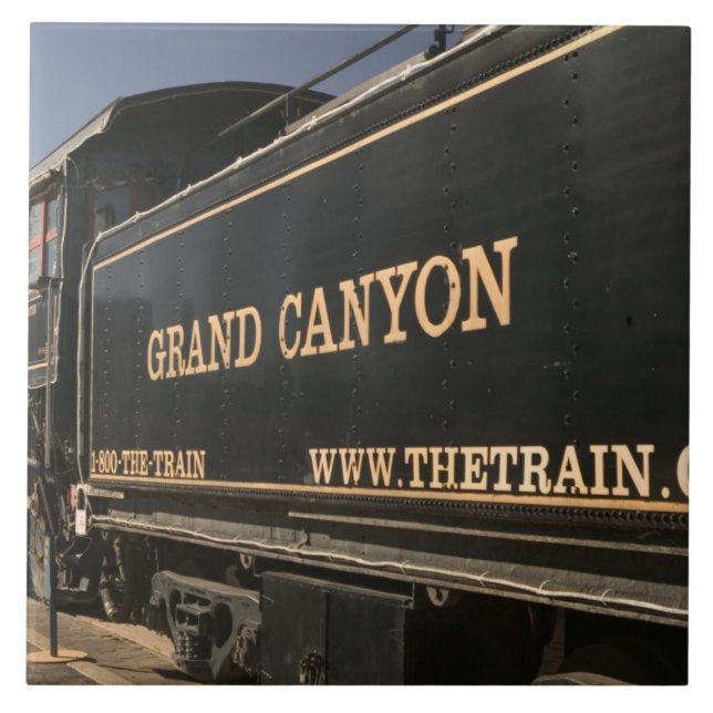 USA, Arizona, Williams: Grand Canyon Railroad Kakelplatta (Framsidan)