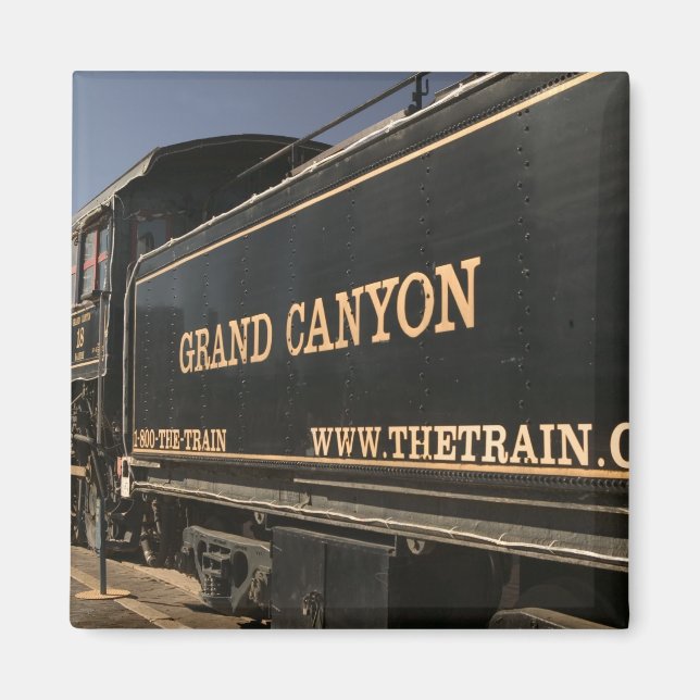 USA, Arizona, Williams: Grand Canyon Railroad Magnet (Framsidan)