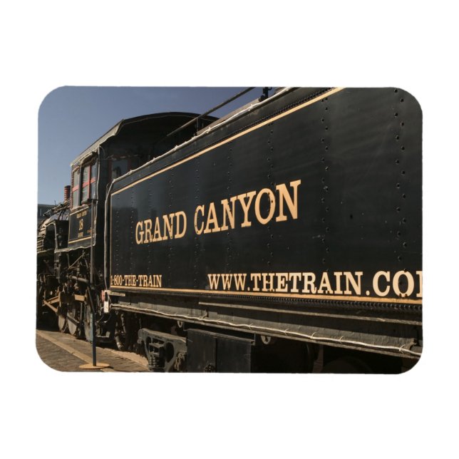 USA, Arizona, Williams: Grand Canyon Railroad Magnet (Horisontell)