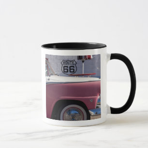 USA, Arizona, Williams. Rt. 66 Stad, 1950-talet Mugg