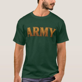 USA-armé t-shirt med fet "ARMÉ" framtill