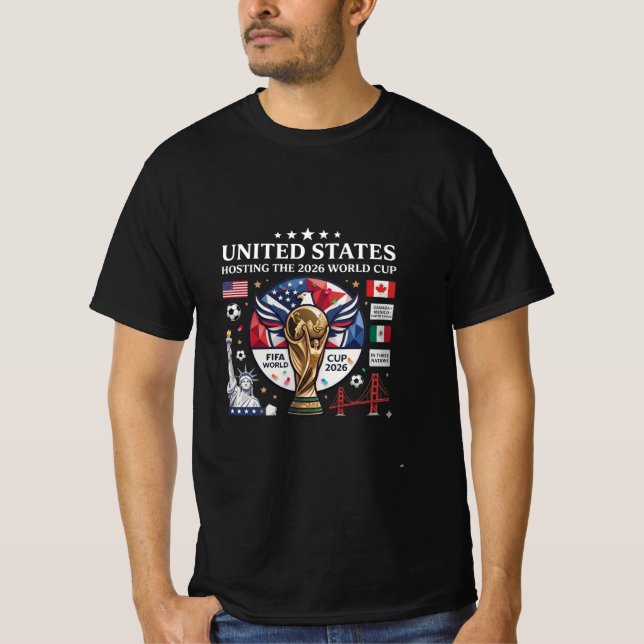 USA arrangerar VM 2026 T-Shirt – USA (Framsida)