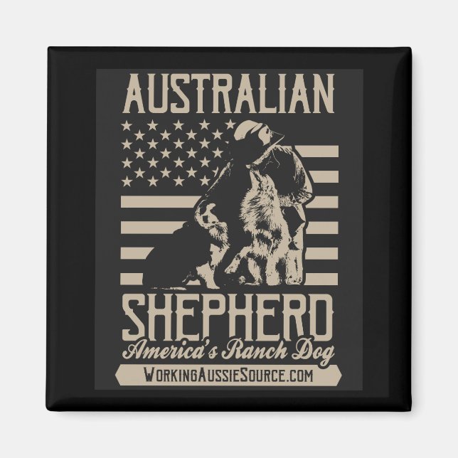 USA Aussie magnet (Framsidan)