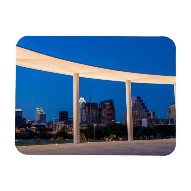 USA, Austin, Texas USA, Texas, Austin Magnet (Horisontell)