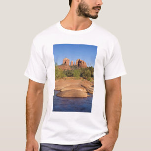 USA, AZ, Cathedral Rocks vid Red Rock Crossing Tee