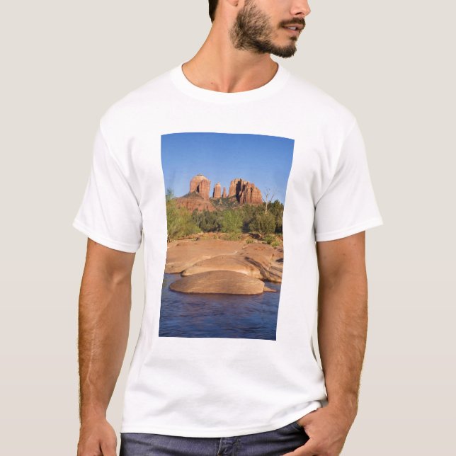 USA, AZ, Cathedral Rocks vid Red Rock Crossing Tee (Framsida)