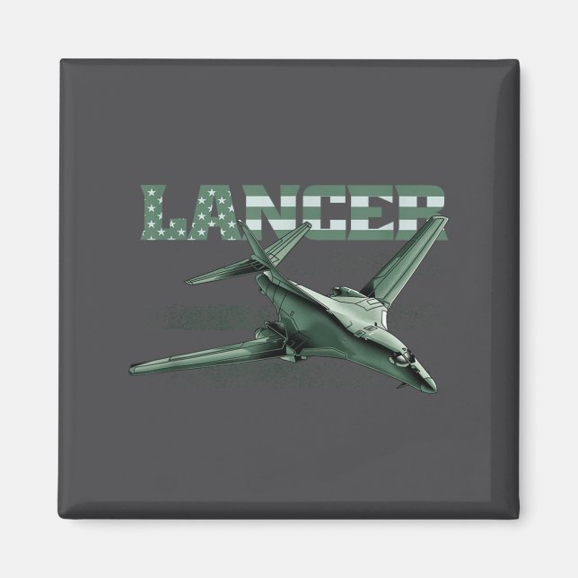 Usa B1 Lancer militär jetbombplan flygplan  Magnet (Framsidan)